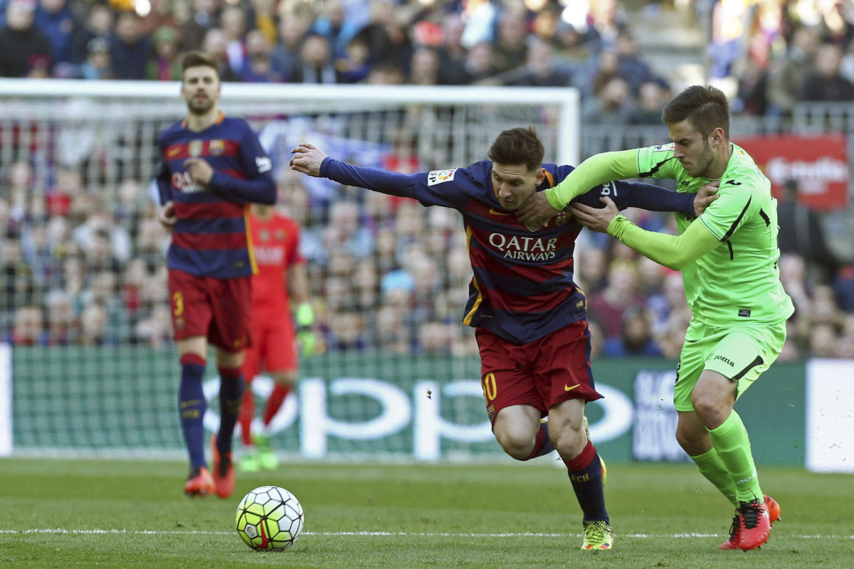 Lionel Messi convirtió en el triunfo de Barcelona