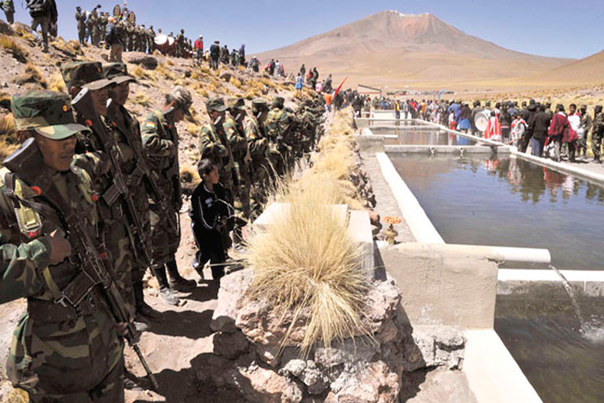 Evo Morales, quiere demandar a Chile por el uso de las aguas del Río Silala