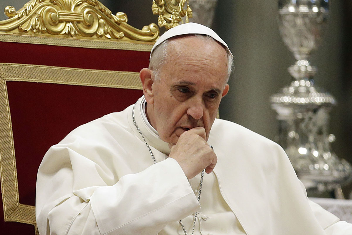 El Papa condenó «la violencia ciega que causa sufrimiento»