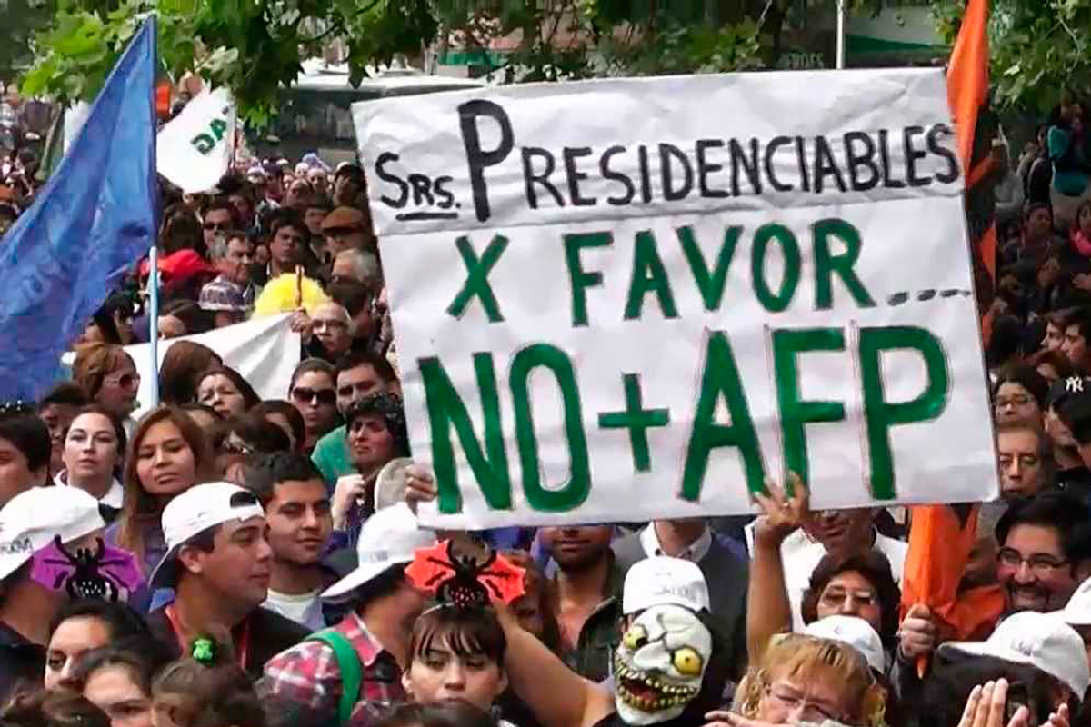 Obreros pidieron reformas en el paro nacional en Chile