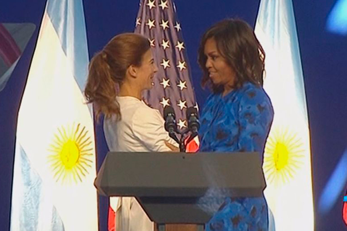 Obama en Argentina: una cumbre de primeras damas