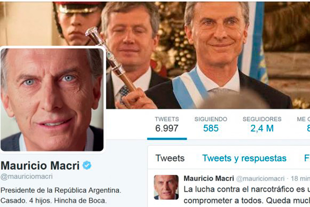 Macri y una catarata de tuits para dar a conocer el discurso