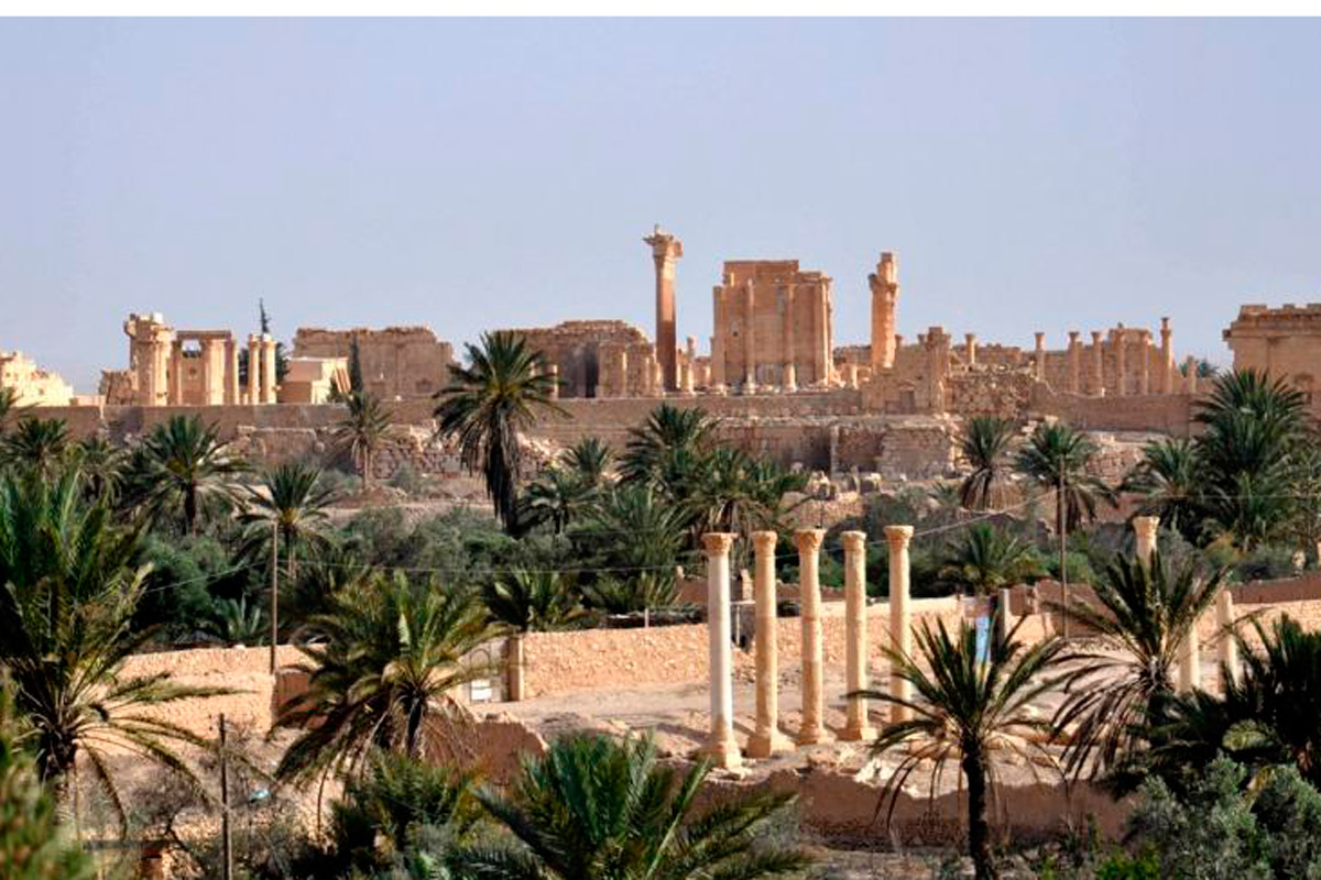 Siria controla la parte monumental de Palmira