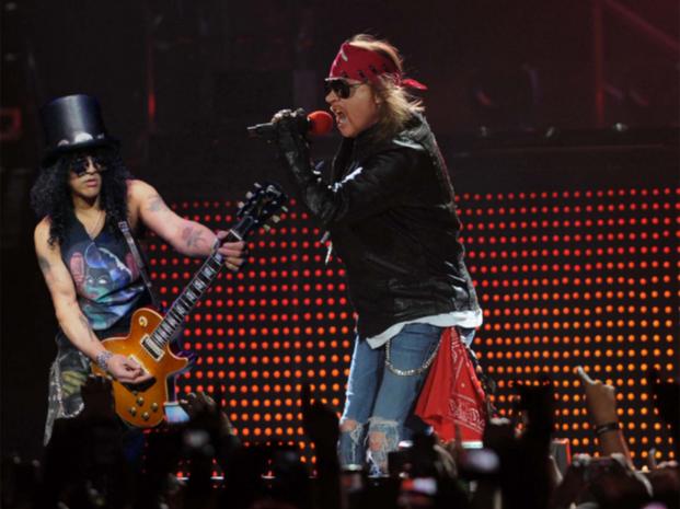 Guns N’ Roses volvió a tocar con Axl y Slash juntos