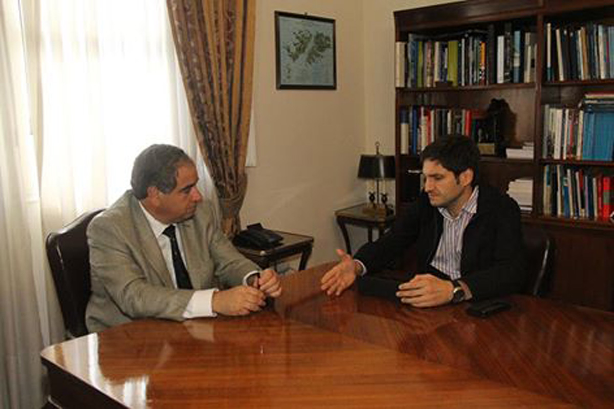 Pullaro se reunió con el ministro de Defensa nacional