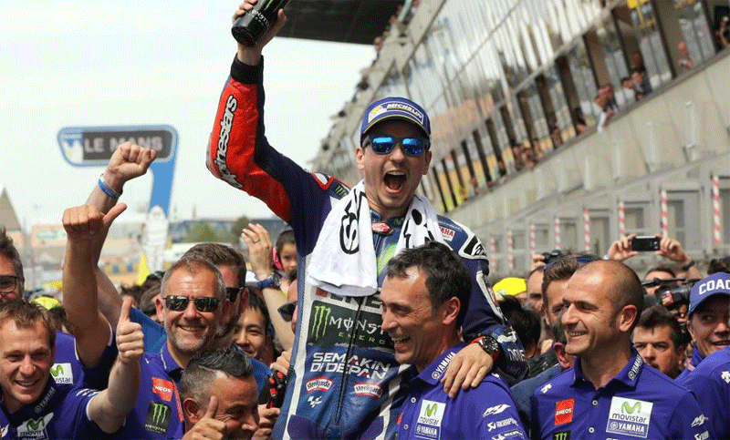 Moto GP: Lorenzo gana en Francia y toma las riendas del mundial