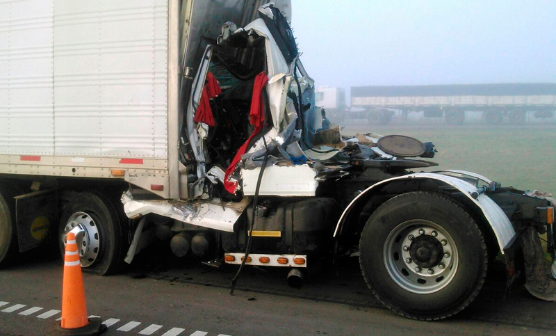 Autopista Rosario-Buenos Aires: falleció camionero en accidente