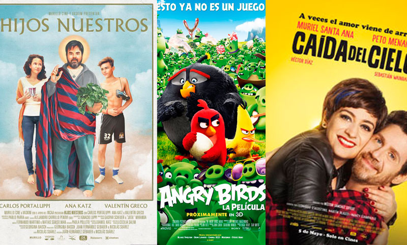 Angry Birds llega a la pantalla de los estrenos, acompañada de dos producciones nacionales