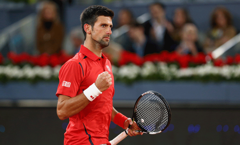 Tenis: Novak Djokovic se coronó en Madrid tras vencer a Murray