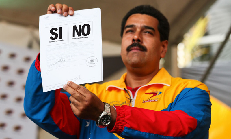 Maduro: el referendo revocatorio será «el próximo año y punto»