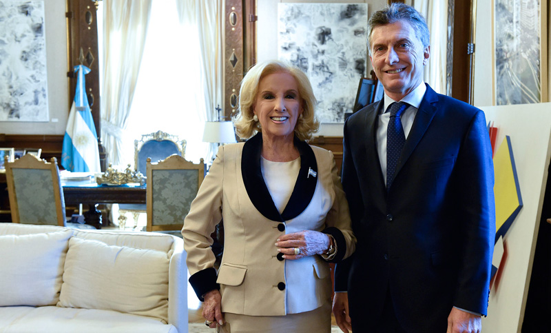 Mirtha se reunió con Macri y le reprochó aumento de tarifas