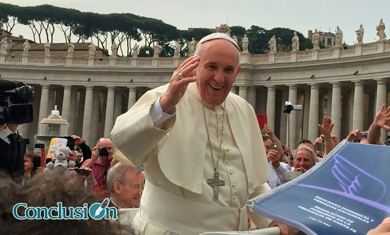 El Papa exhortó a «fortalecer la fe y el compromiso con los más necesitados»