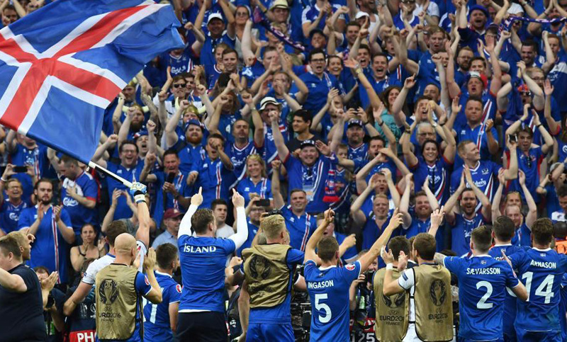 Histórico: el debutante Islandia ganó y se clasificó a octavos de la Eurocopa