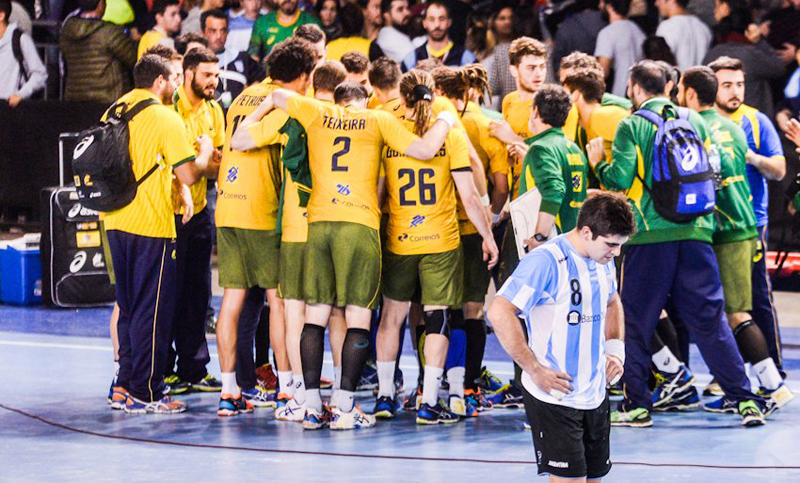 Handball: los Gladiadores cayeron ante Brasil y peligra el pasaje al mundial