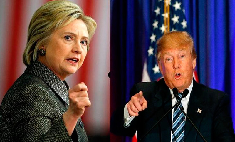Nuevo sondeo refleja un empate entre Hillary y Trump en la carrera presidencial