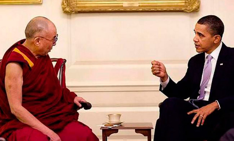 Obama se reunió con el Dalái Lama a puerta cerrada