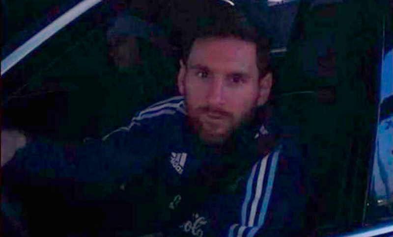 Lionel Messi pasó por Rosario y se fue de vacaciones