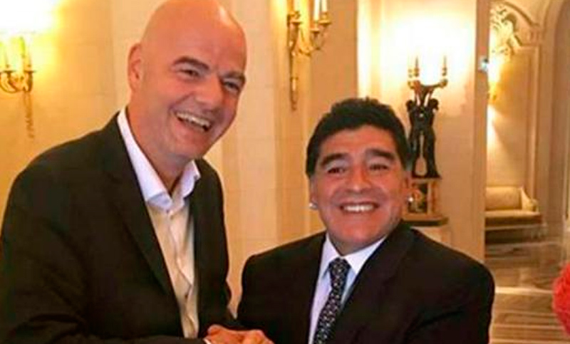 Maradona: “La Liga no me cierra, pero confío en los dirigentes”