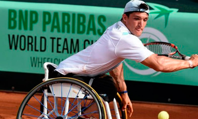Tenis adaptado: un argentino en la final de Roland Garros