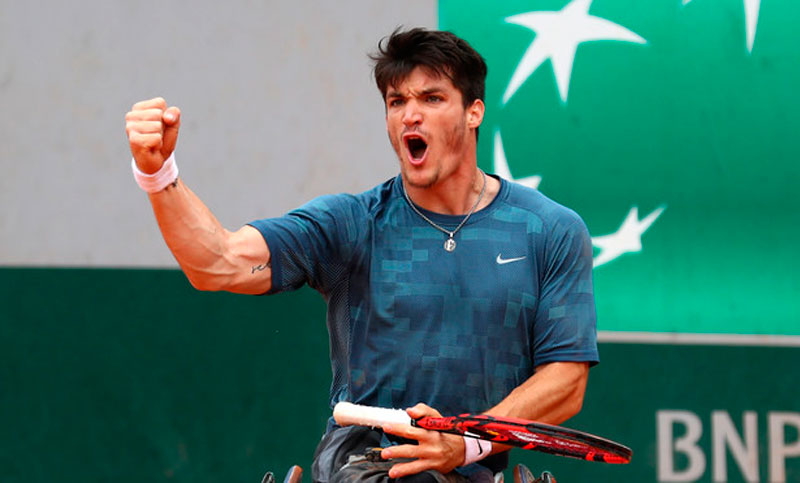 Tenis adaptado: «Lobito» Fernández fue campeón en Roland Garros