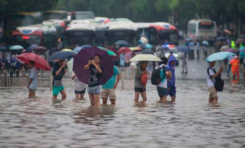 Las lluvias dejan 186 muertos y 33 millones de afectados en China