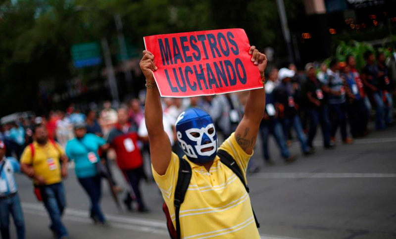 Se alcanzó acuerdo de gobierno mexicano y maestros que se oponen a la reforma educativa