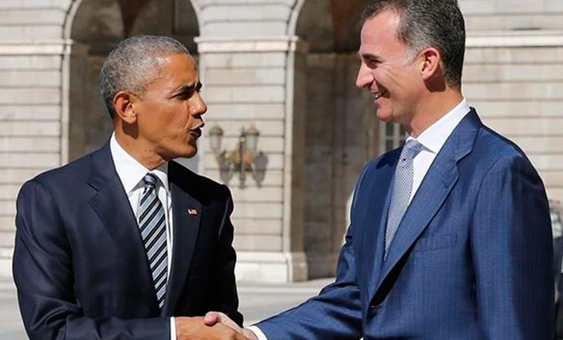 Obama reivindica en Madrid la “gran alianza” entre EE.UU. y España