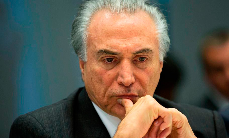 Michel Temer enfrenta campo minado en Brasil