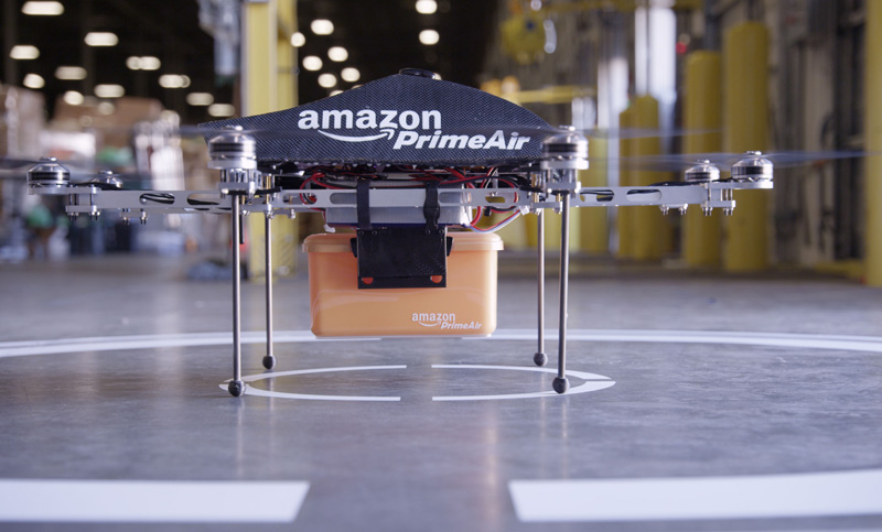 Amazon usará drones para entregar paquetes en el Reino Unido