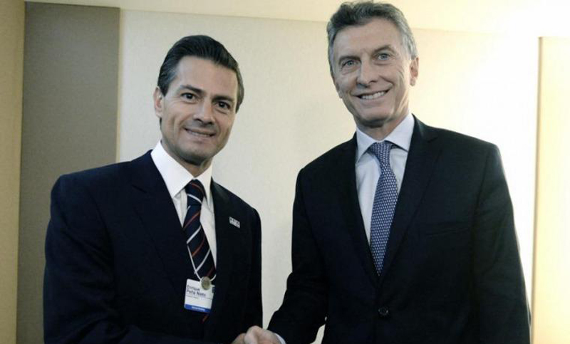 Macri y el presidente de México con el eje puesto en el comercio