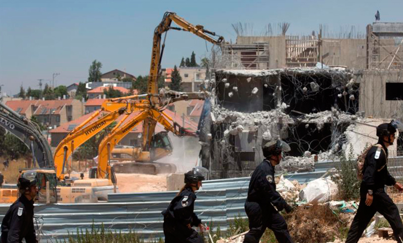 Israel destruye ocho edificaciones palestinas en Cisjordania ocupada
