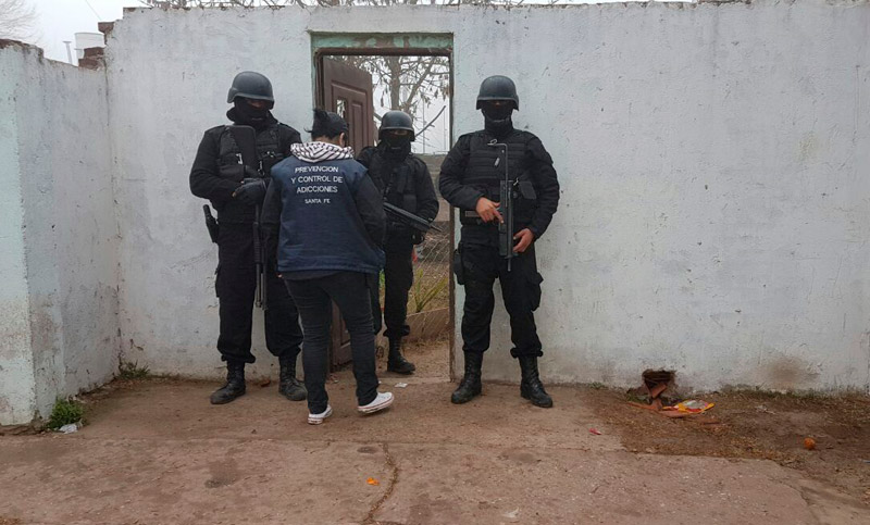 Ocho detenidos tras siete allanamientos en Cañada de Gómez
