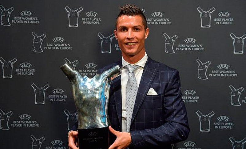 Cristiano Ronaldo, mejor jugador de Europa en la temporada 2015-16
