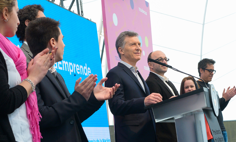 Macri anunció proyectos para promover la actividad emprendedora