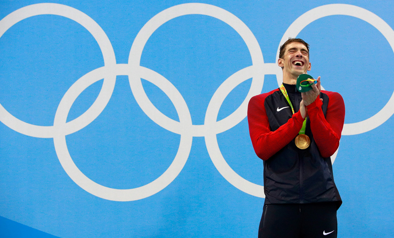 Con su 22ª medalla dorada, Phelps rompió un récord de antes de Cristo