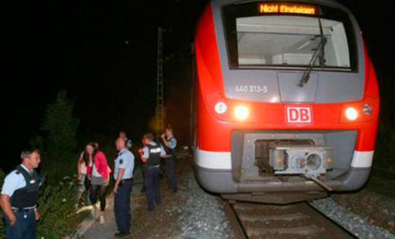 Seis heridos en un ataque con líquido inflamable y cuchillo en  un tren en Suiza
