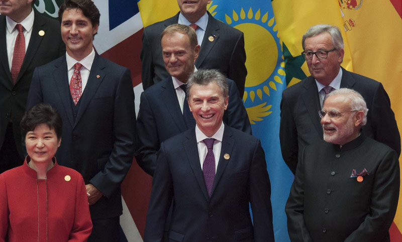 Macri participó de la apertura de la cumbre del G-20