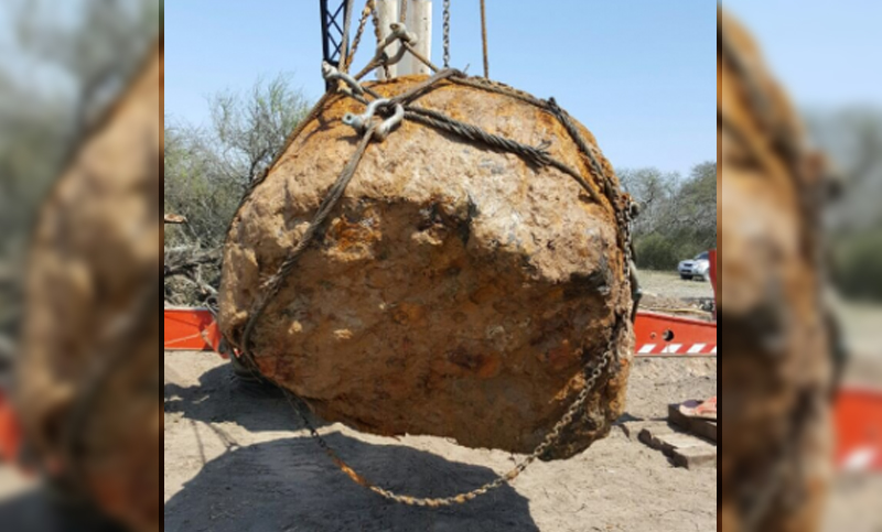 Descubren en Chaco al segundo meteorito más grande del mundo