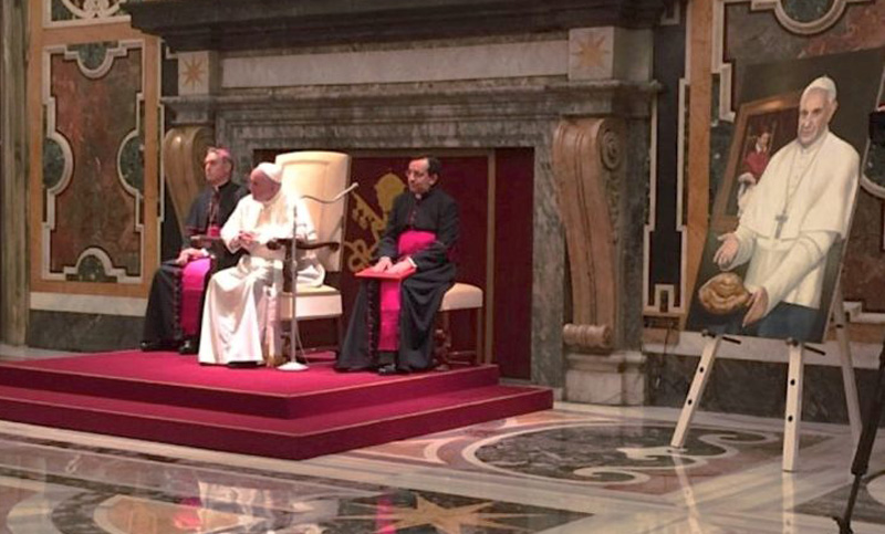 El Papa pidió a los periodistas que «promuevan la cultura del encuentro»