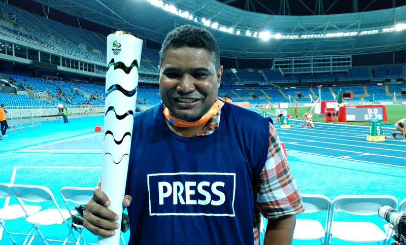 João Maia da Silva, el fotógrafo ciego que cubre los Juegos Paralímpicos de Río