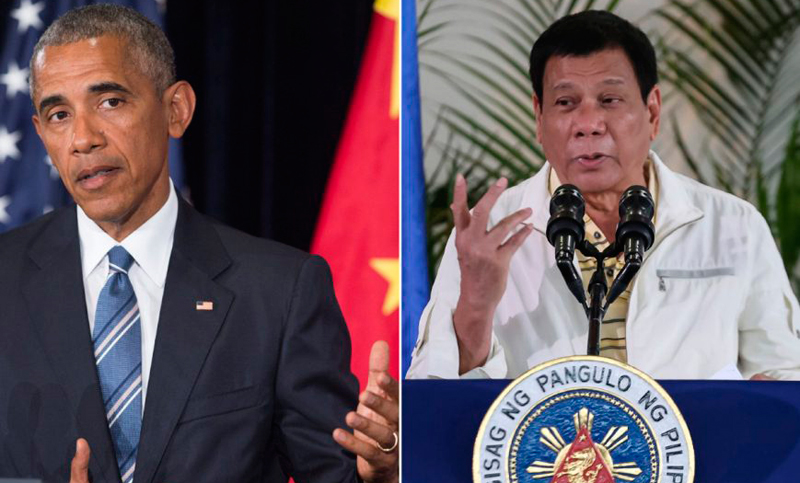 Obama canceló reunión con presidente de Filipinas tras ser insultado