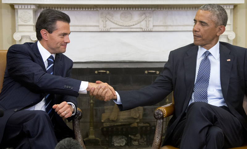 Peña Nieto explicó a Obama por qué invitó a Trump y Clinton a visitar México
