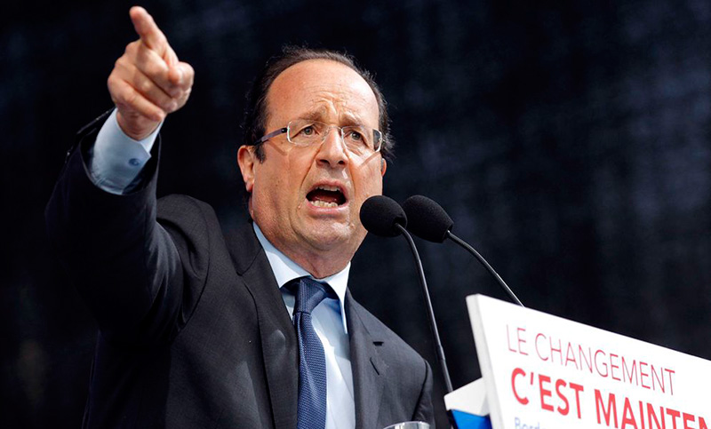 Hollande advirtió que Francia no tolerará más campos como el de Calais