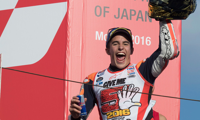 MotoGP: el catalán Márquez se proclamó campeón por tercera vez