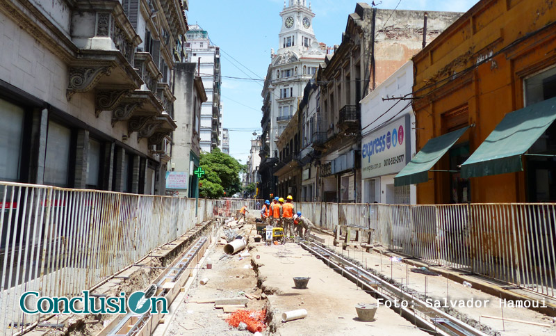 Obras en calle Sarmiento: ¿qué piensan los rosarinos?