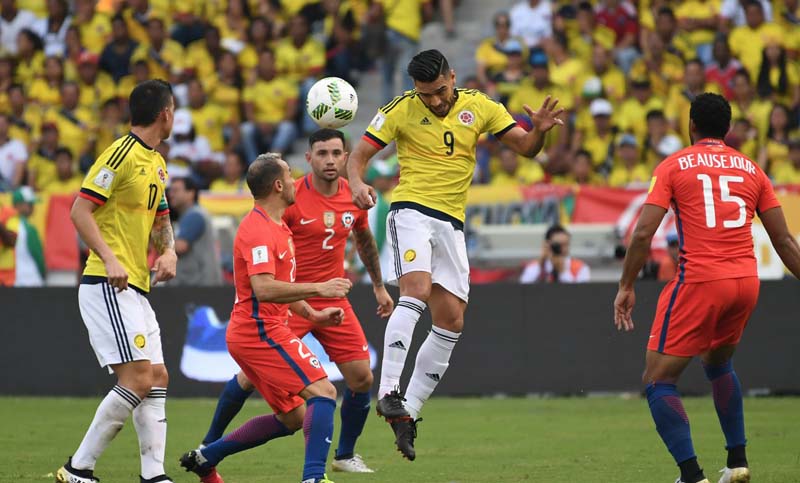 Colombia, próximo rival de Argentina, empató sin goles ante Chile