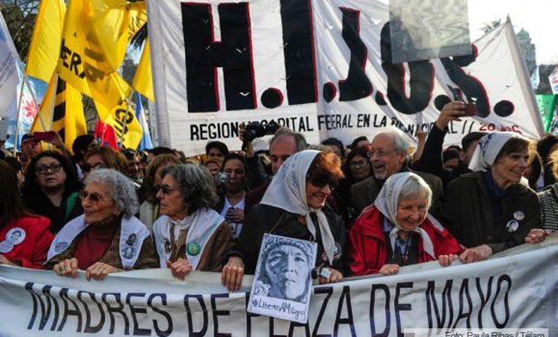 Organismos de DDHH convocan a marchar el 10 de diciembre a Plaza de Mayo