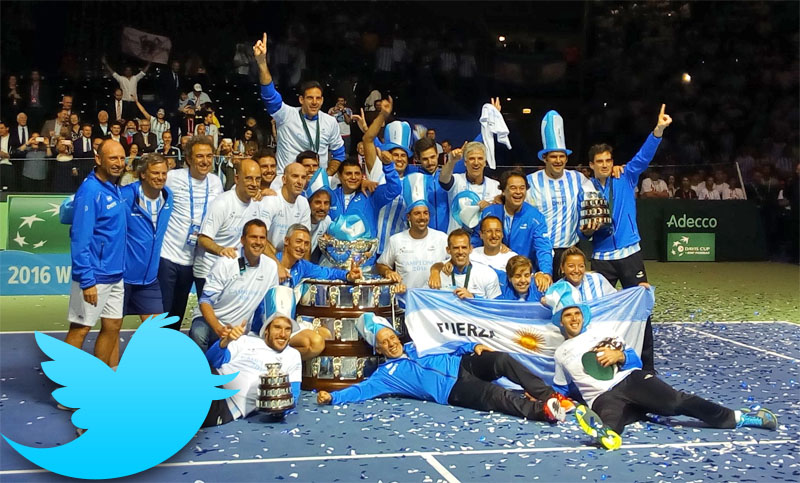La redes sociales estallaron por el logro argentino en la Copa Davis