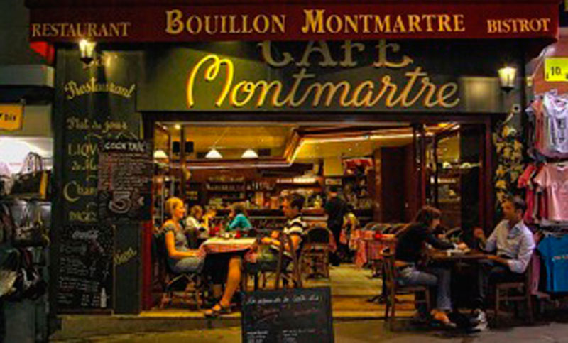 Un sueño en el Café Montmartre