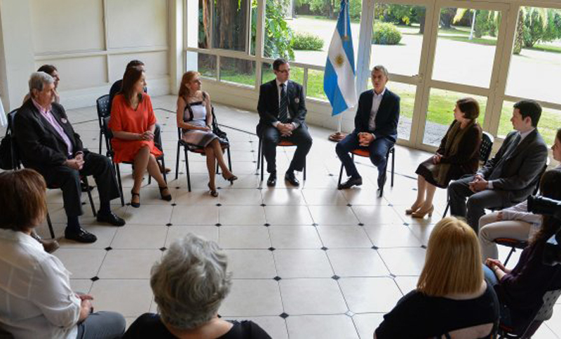 Violencia de género: Macri recibió en Olivos a familiares de víctimas